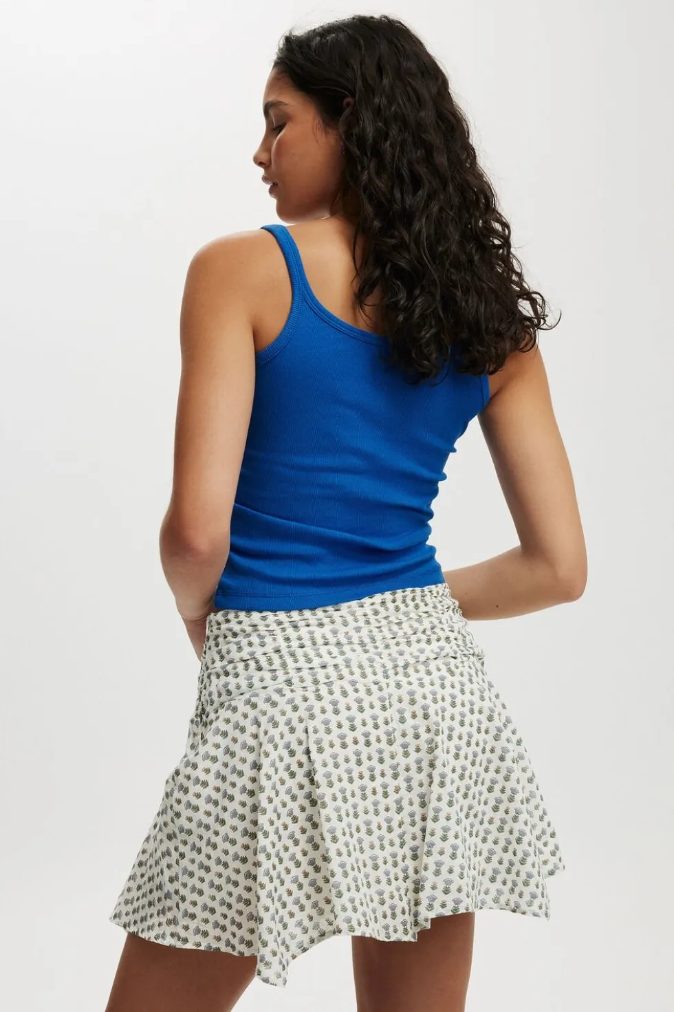 Georgie Hanky Hem Mini Skirt