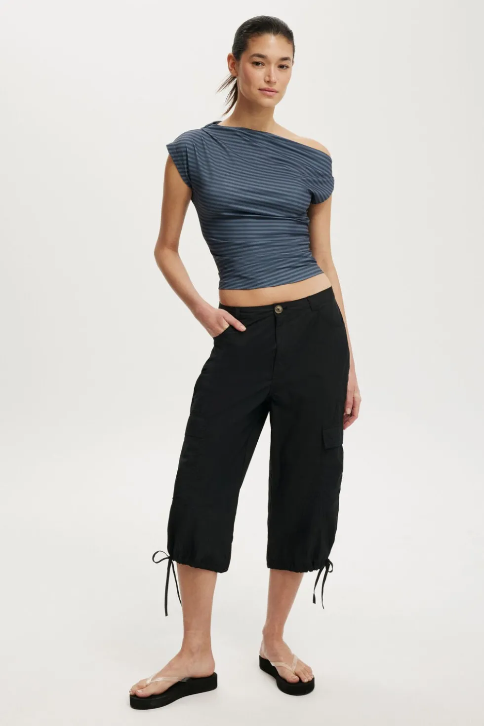 Georgie Off Shoulder Short Sleeve