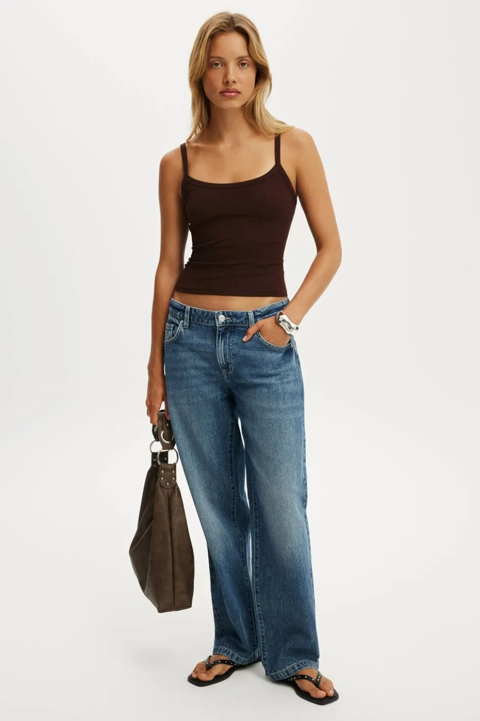 Goldie Rib Scoop Cami