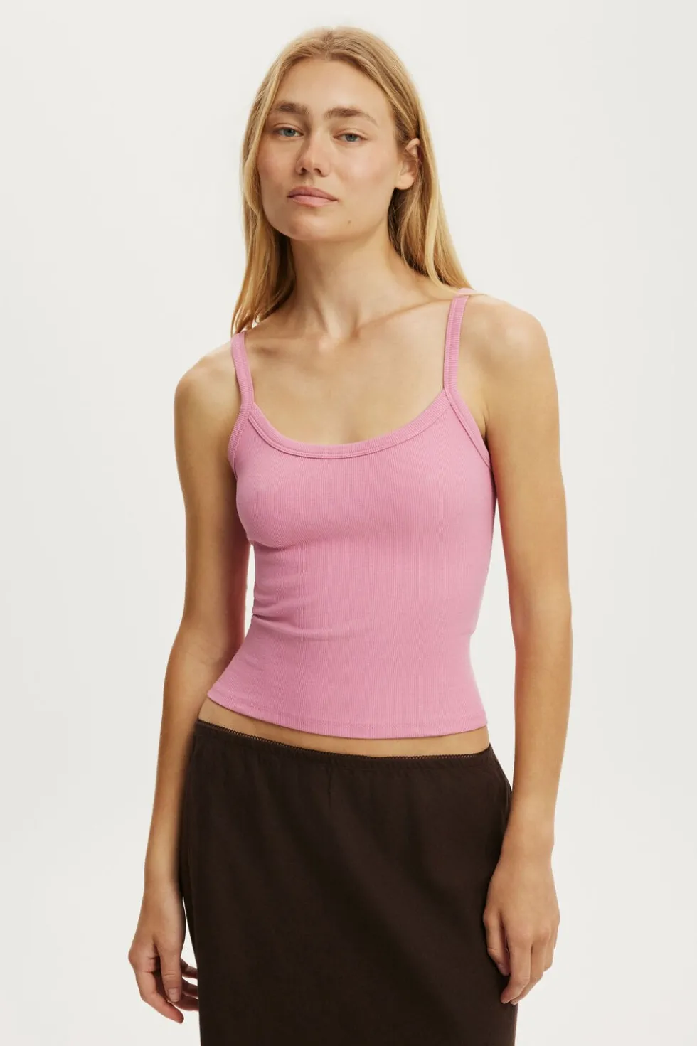Goldie Rib Scoop Cami