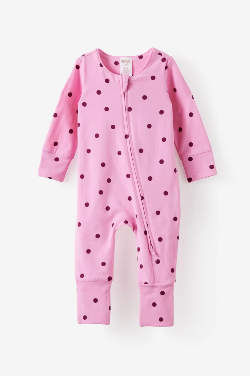 Growie Long Sleeve Zip All In One Romper