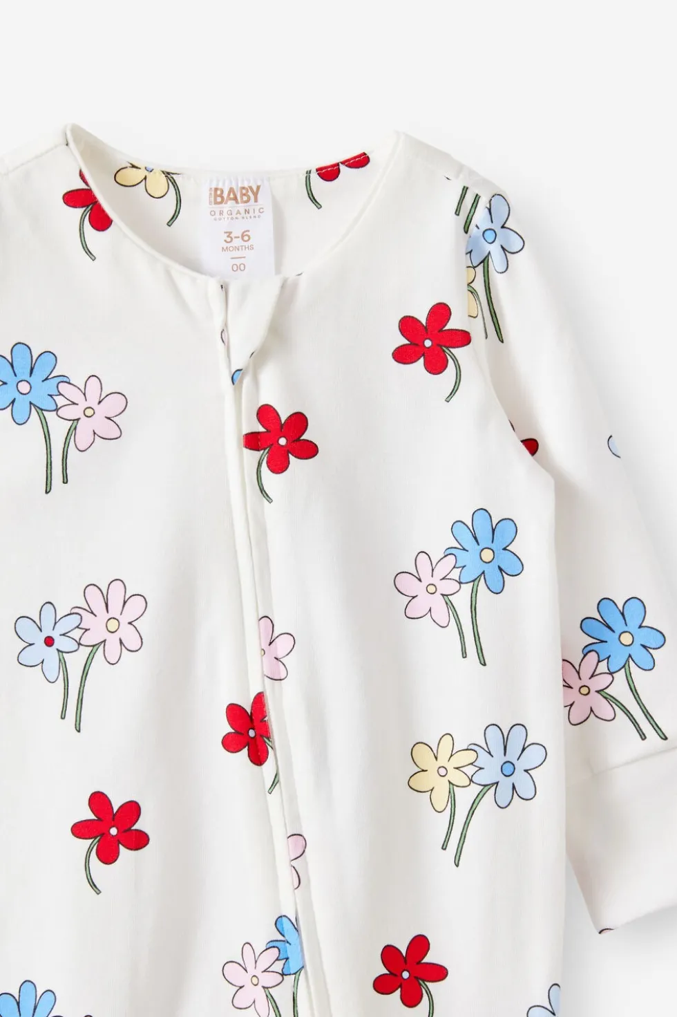 Growie Long Sleeve Zip All In One Romper
