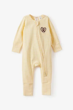 Growie Long Sleeve Zip All In One Romper