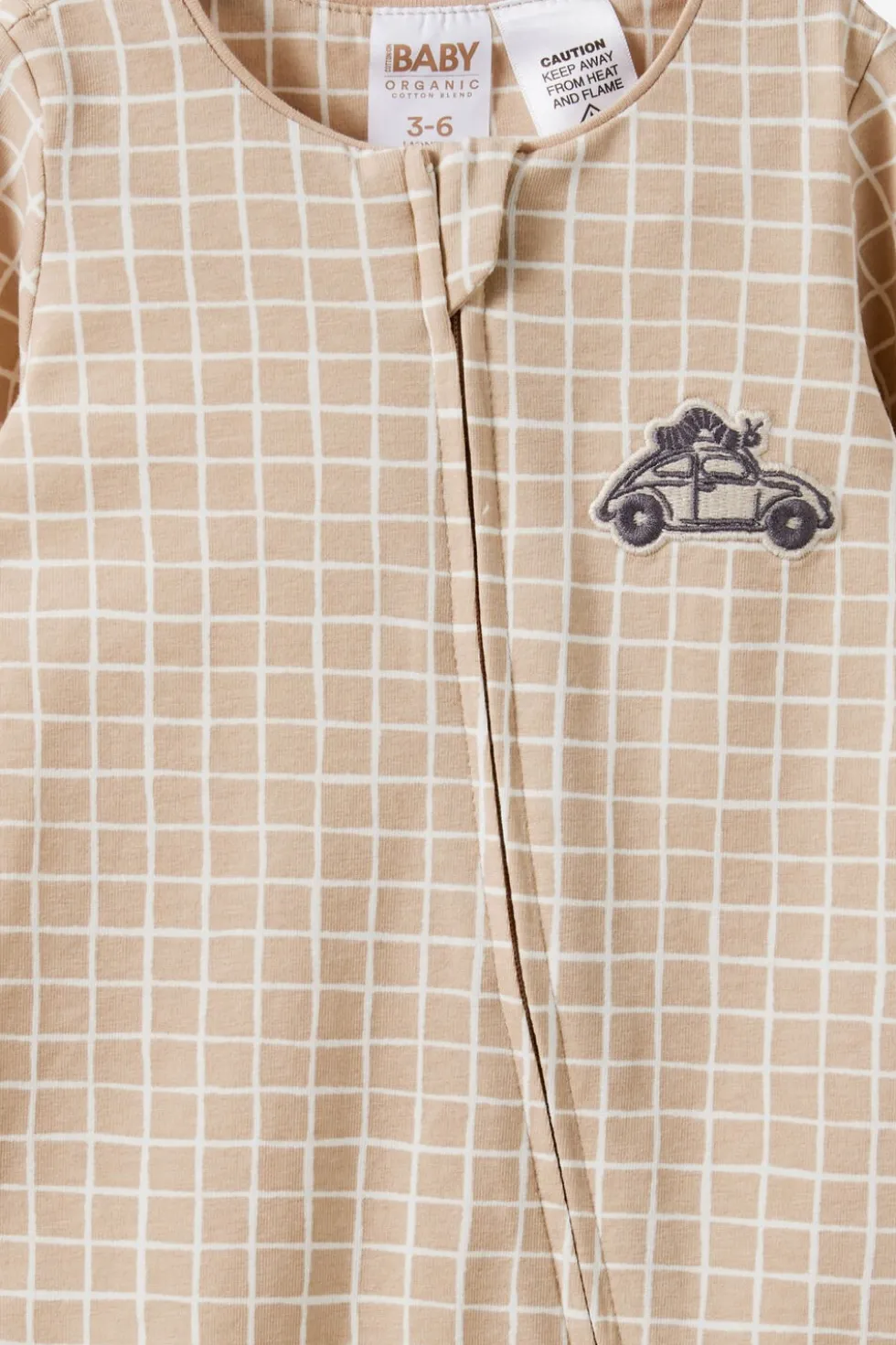 Growie Long Sleeve Zip All In One Romper