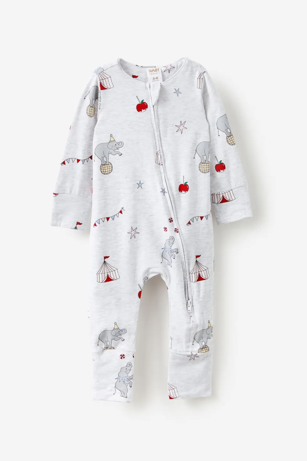 Growie Long Sleeve Zip All In One Romper
