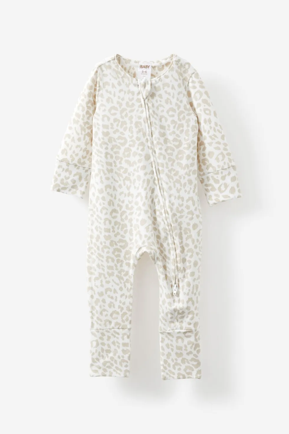 Growie Long Sleeve Zip All In One Romper