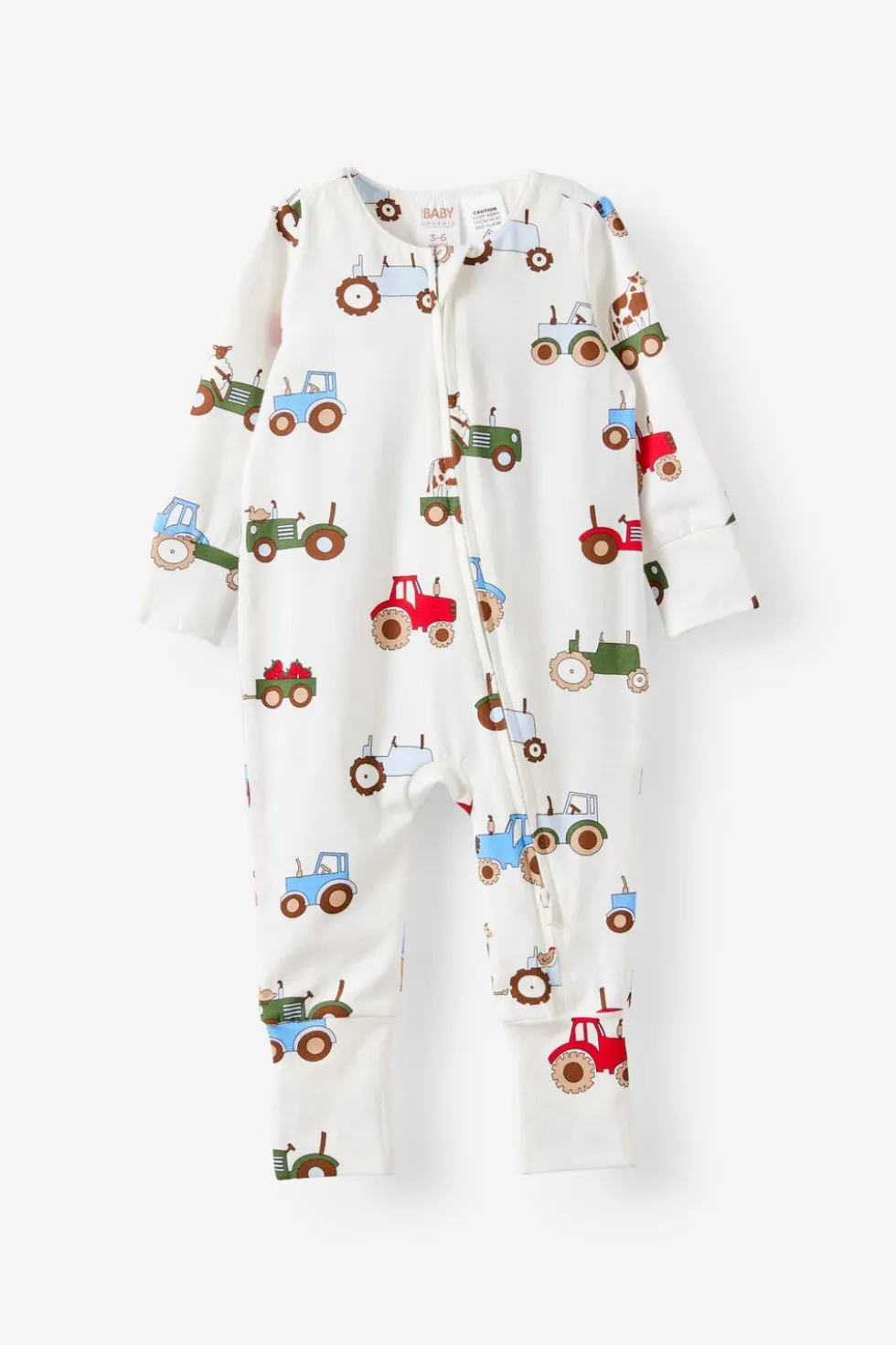 Growie Long Sleeve Zip All In One Romper