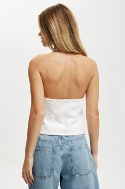Harley Denim Halter Vest
