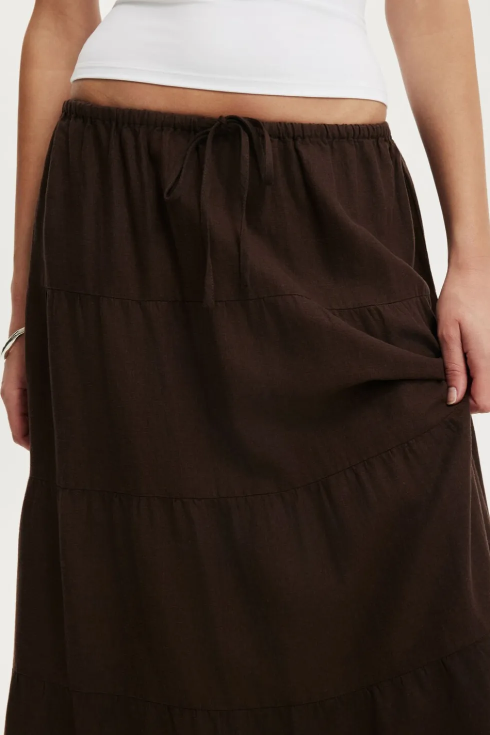 Haven Multi Tiered Maxi Skirt
