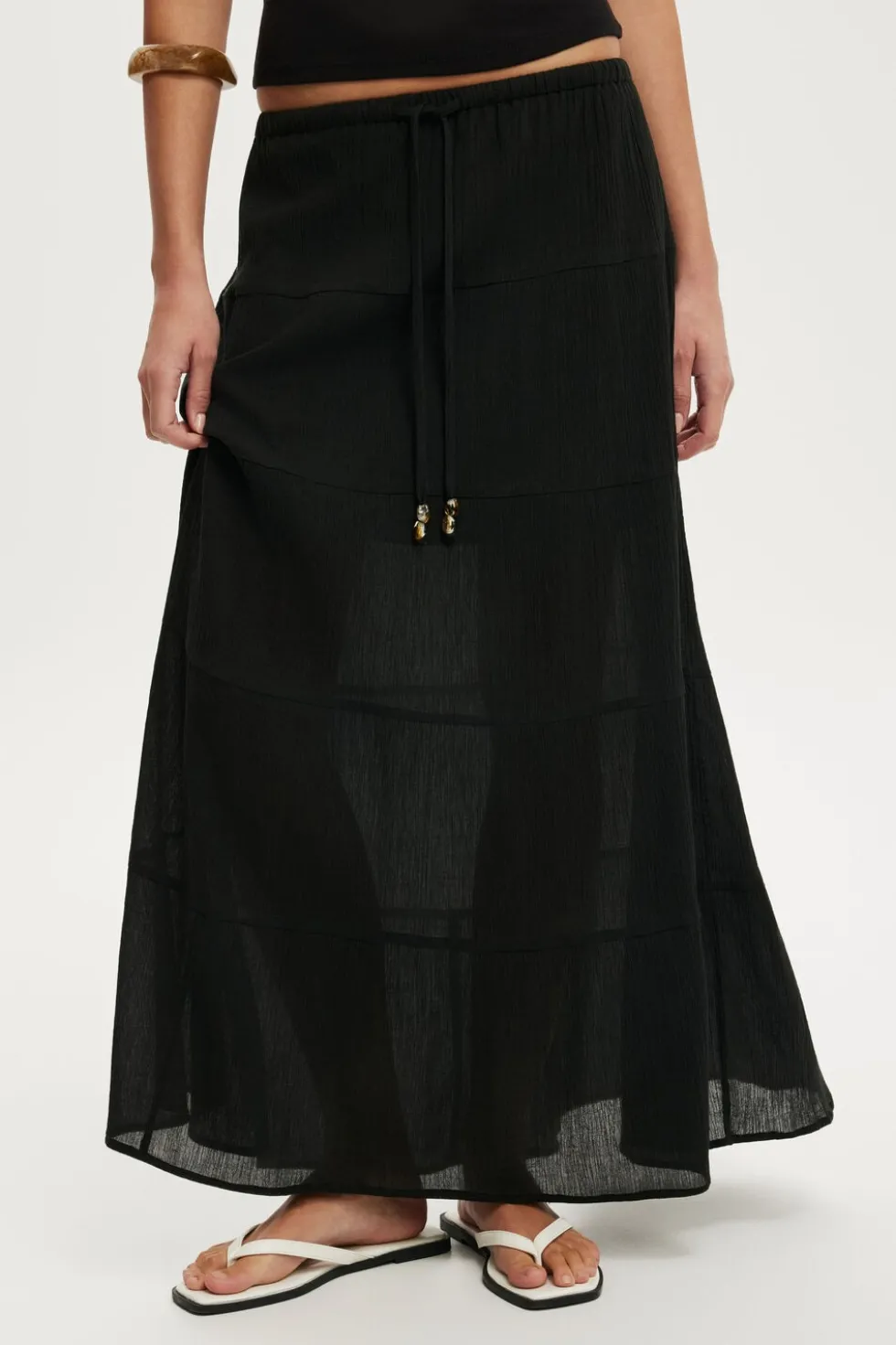 Haven Multi Tiered Maxi Skirt