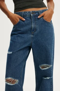 High Rise Wide Crop Jean