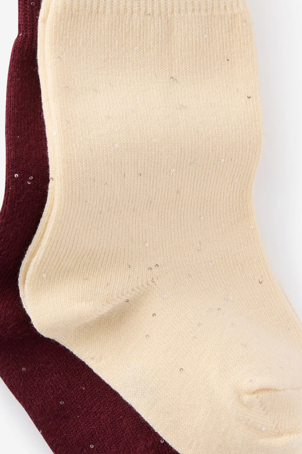 Kids 2Pk Longline Crew Socks