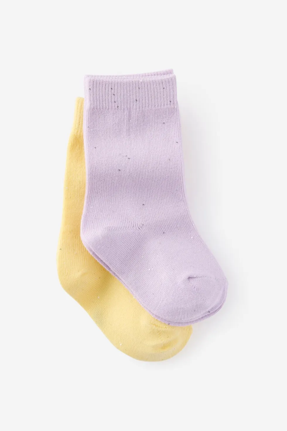 Kids 2Pk Longline Crew Socks