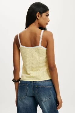 Knit Button Through Cami