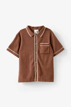Knitted Short Sleeve Shirt
