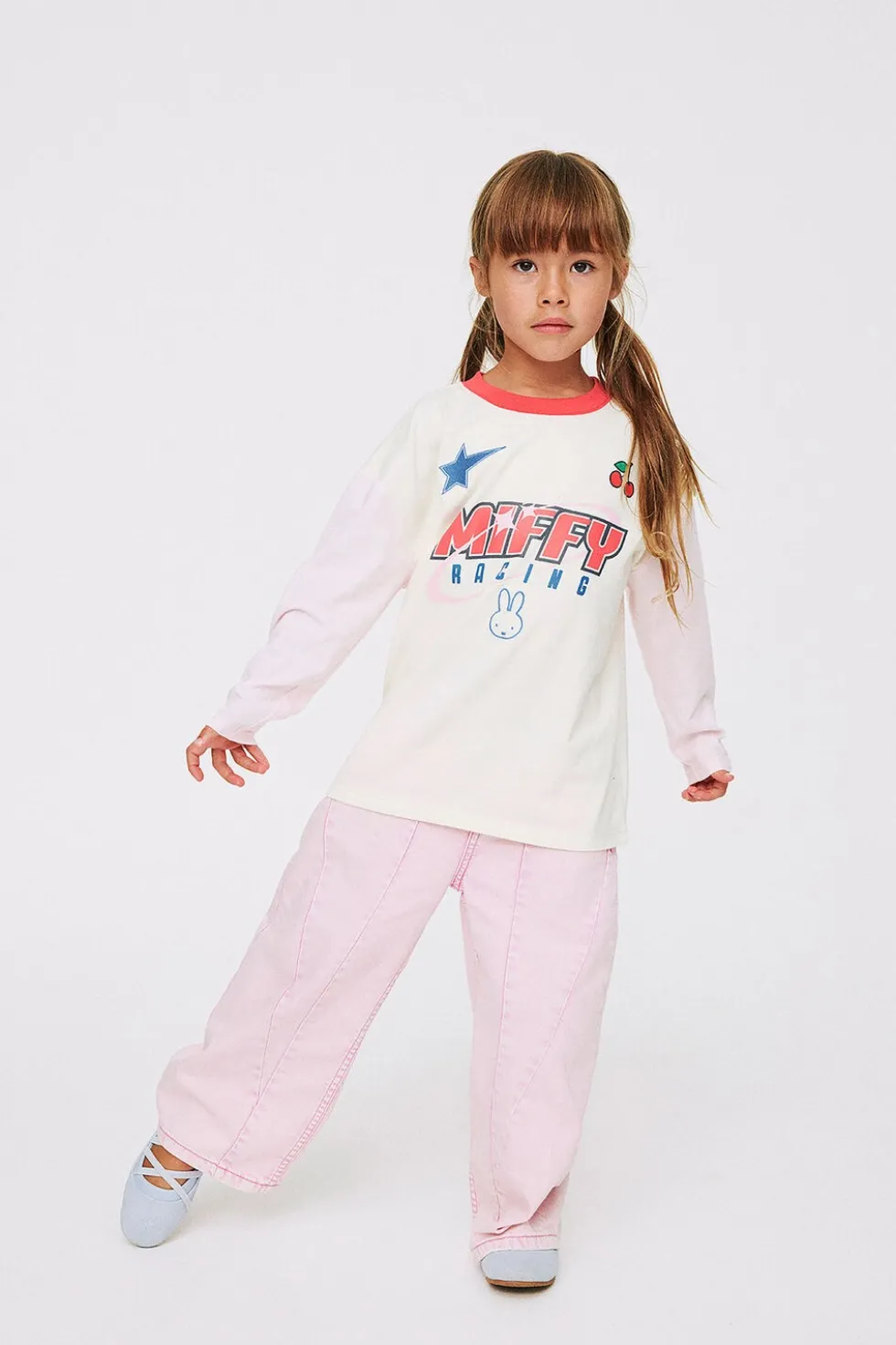License Long Sleeve Drop Shoulder Top