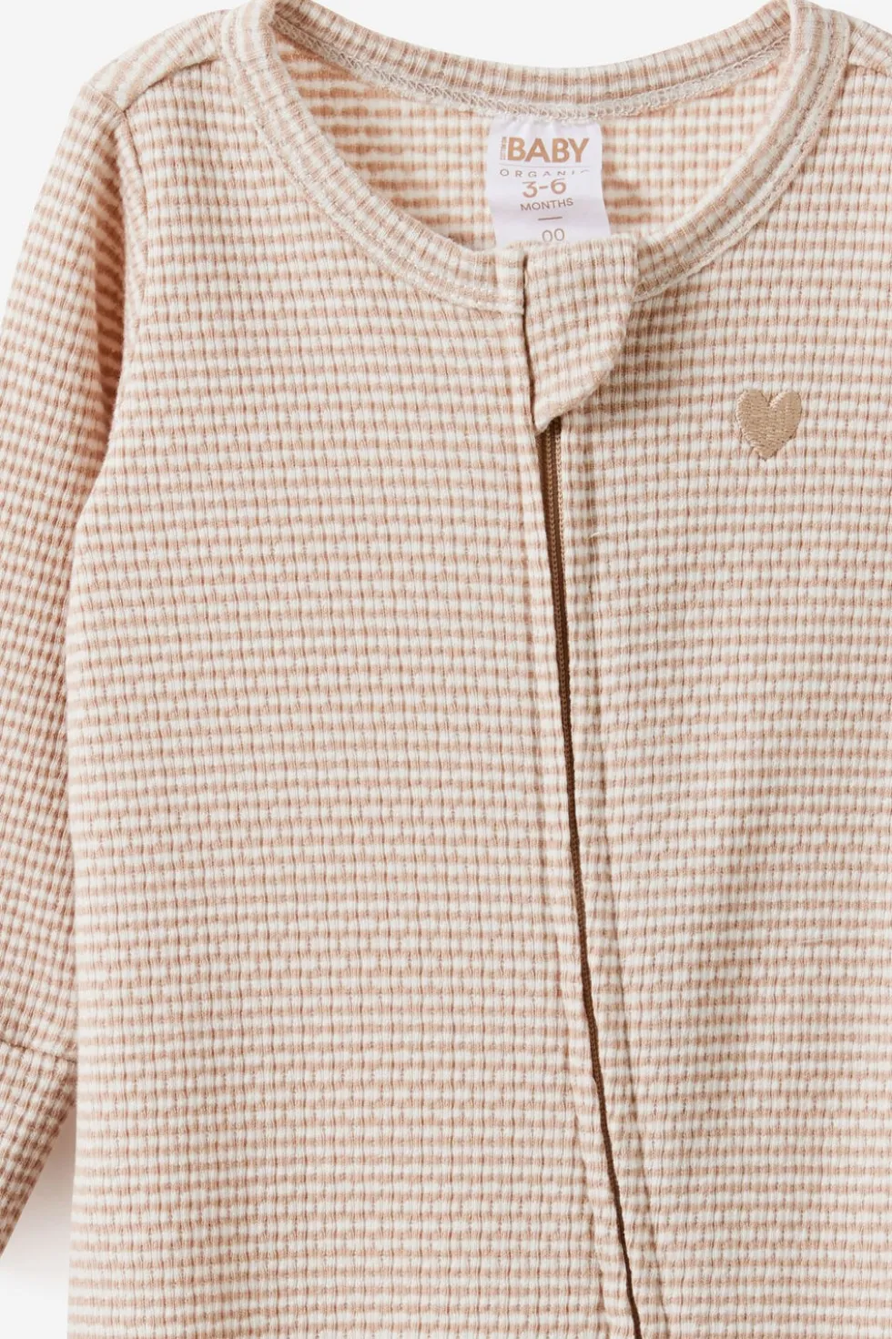 Littlie Organic Long Sleeve Zip All In One Romper