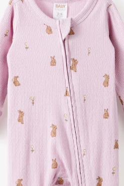 Littlie Organic Long Sleeve Zip All In One Romper