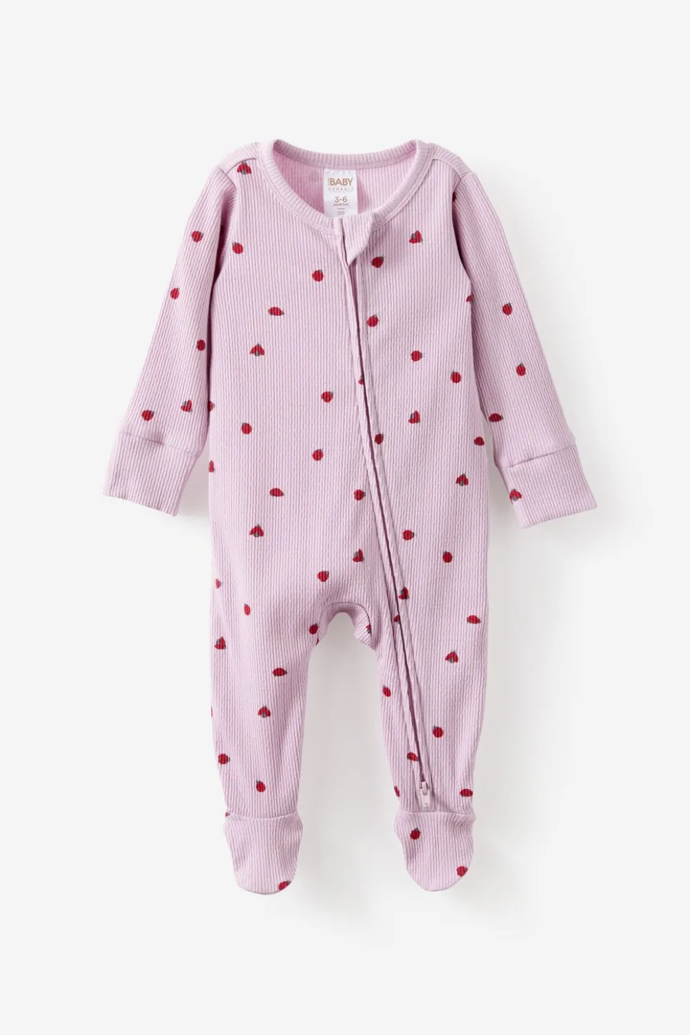 Littlie Organic Long Sleeve Zip All In One Romper