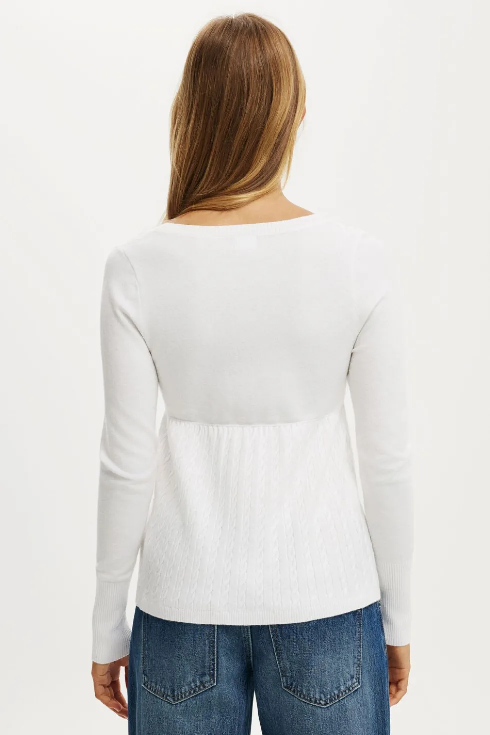 Long Sleeve Babydoll Knit