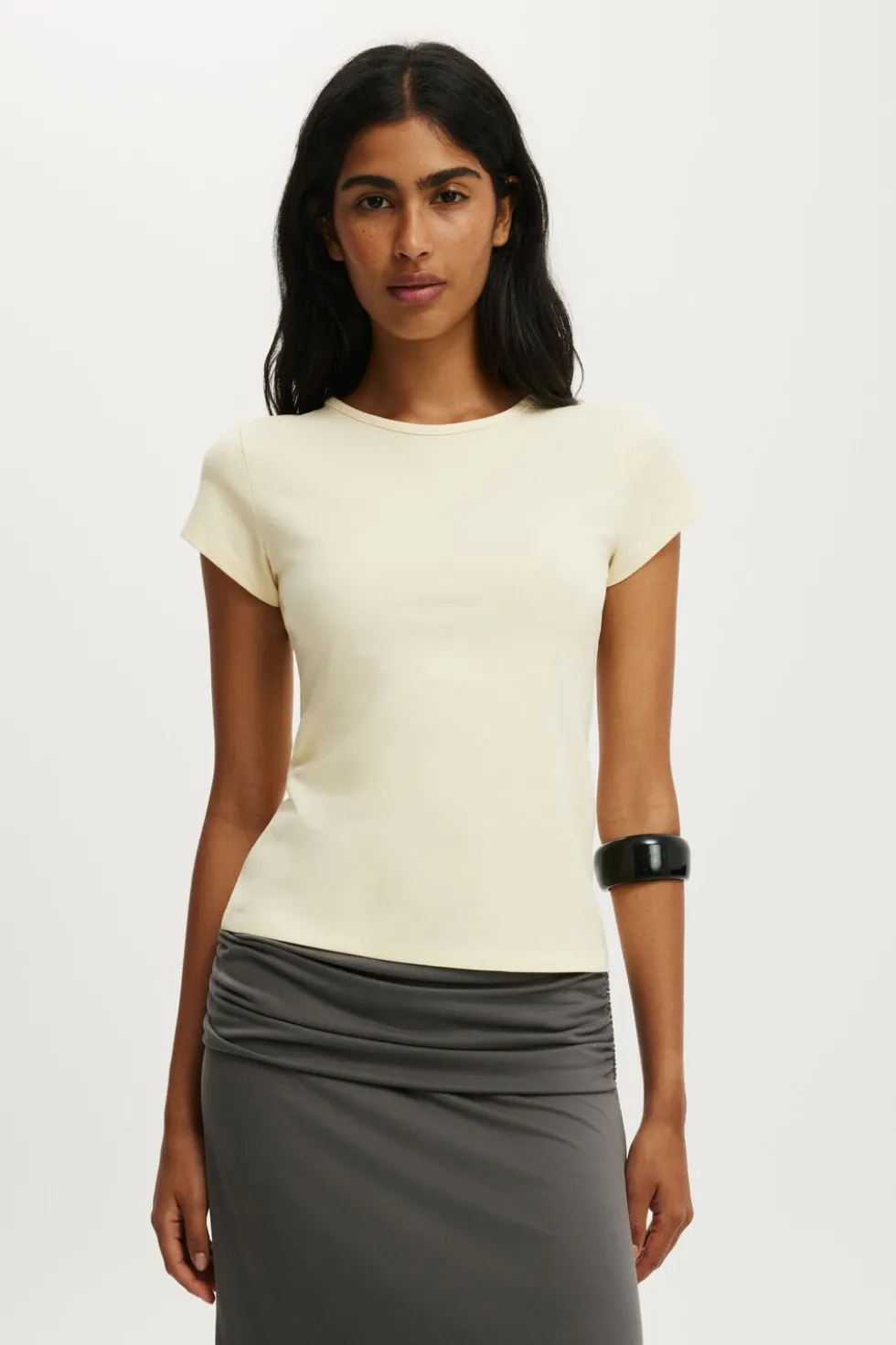 Longline Crew Short Sleeve Tee