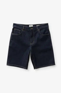 Loose Straight Denim Short