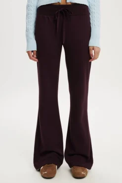 Low Rise Bootleg Sweatpant