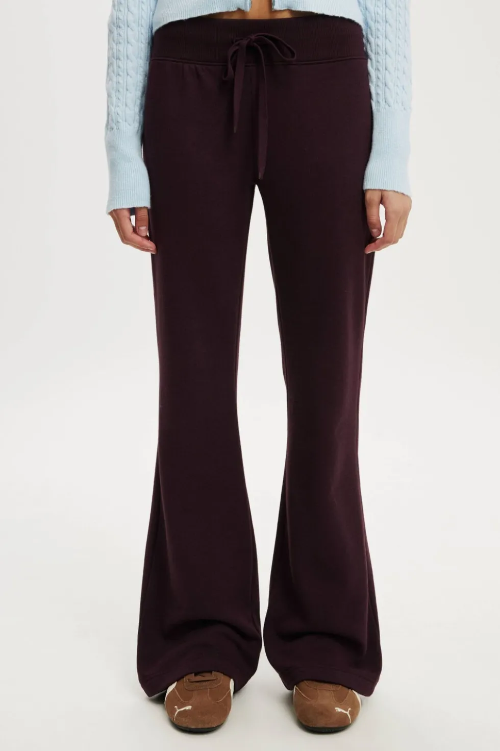 Low Rise Bootleg Sweatpant