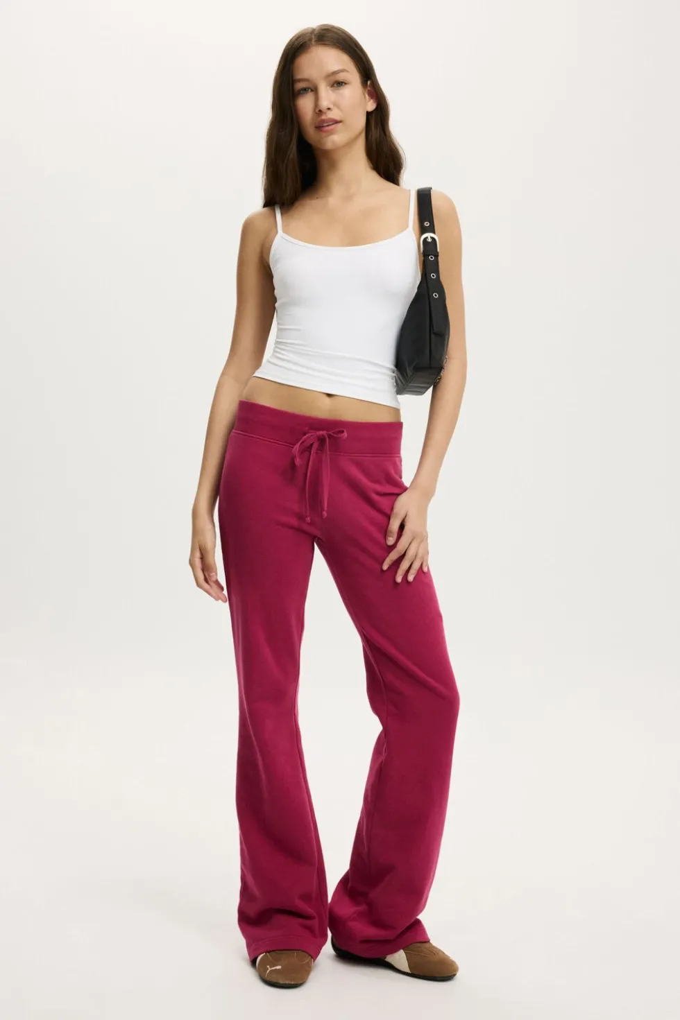 Low Rise Bootleg Sweatpant