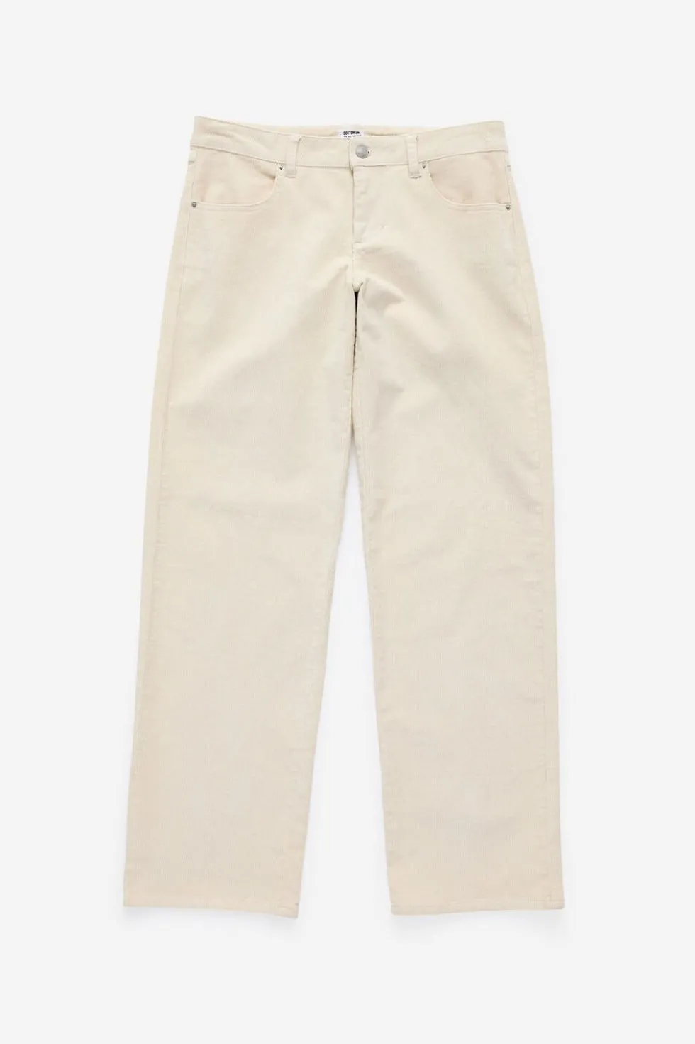 Low Rise Straight Cord Pant