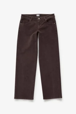 Low Rise Straight Cord Pant
