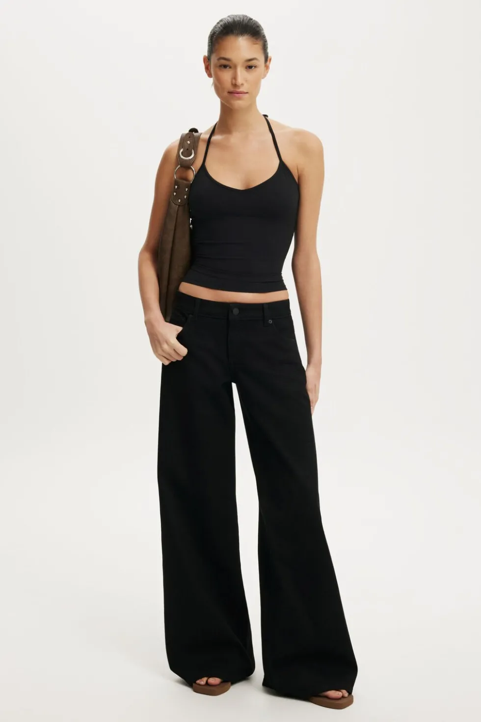 Low Rise Wide Jean