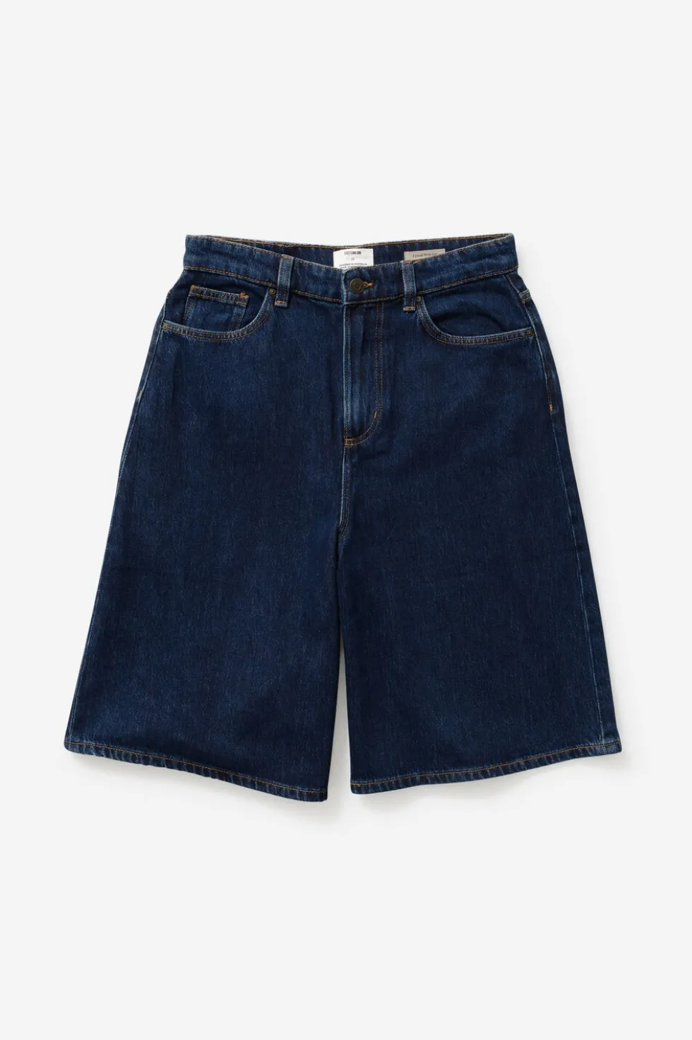 Lyocell Wide Denim Jort