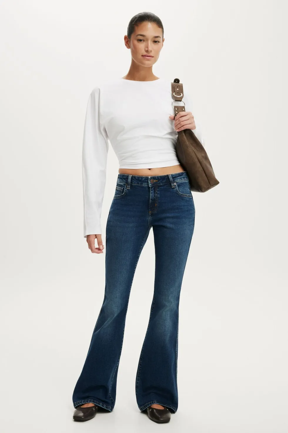 Mid Rise Bootcut Jean