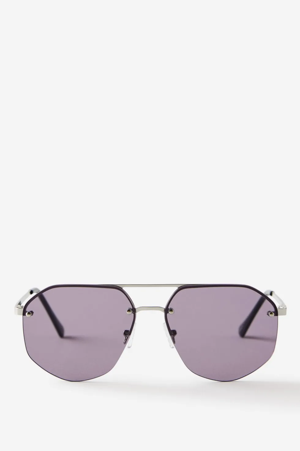 Mikayla Rimless Aviator Sunglasses
