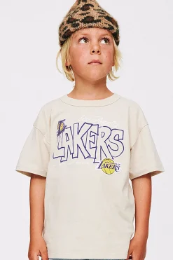 NBA La Lakers Drop Shoulder Short Sleeve Tee