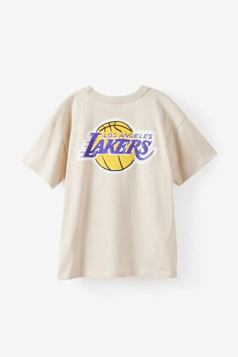 NBA La Lakers Drop Shoulder Short Sleeve Tee