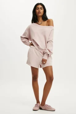 Off Shoulder Sweatshirt