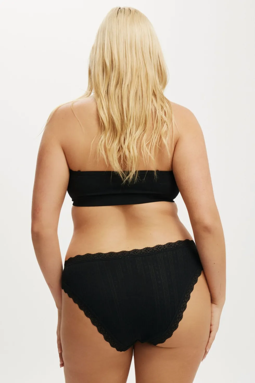 Organic Cotton Lace Bikini Brief