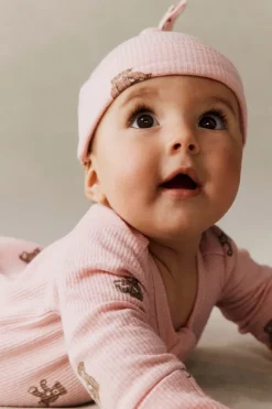 Organic Pointelle Beanie