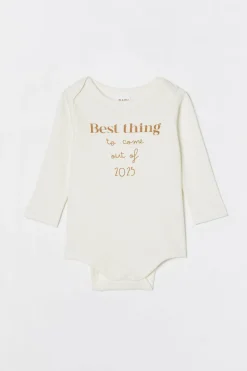 Organic Pointelle Long Sleeve Bubbysuit