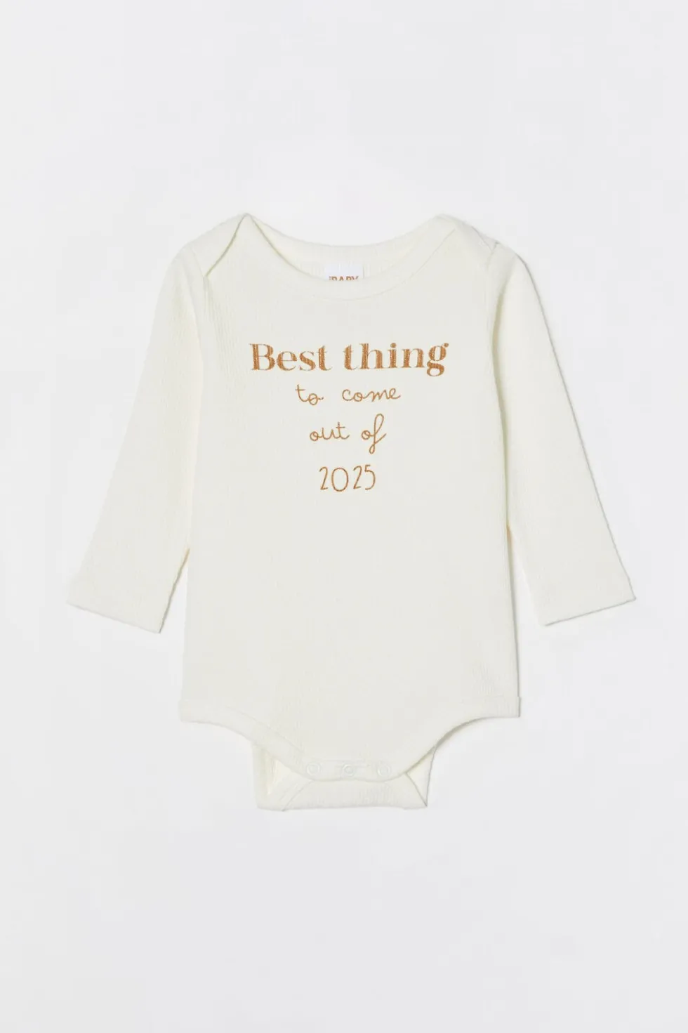 Organic Pointelle Long Sleeve Bubbysuit