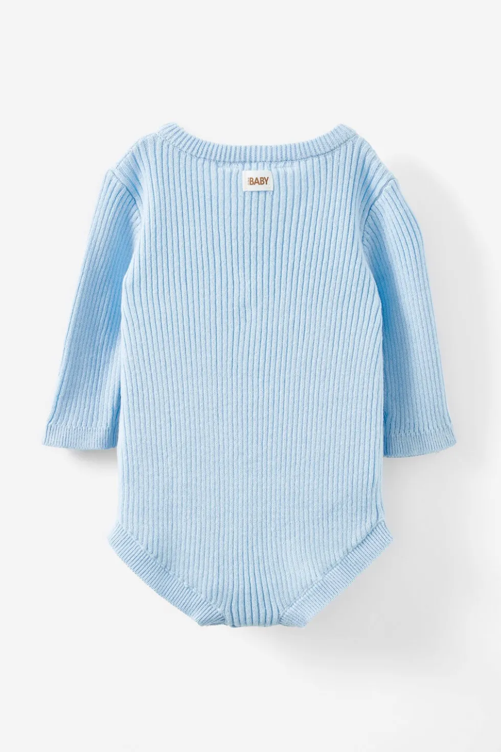Organic Rib Knit Cross Over Tie Bubbysuit