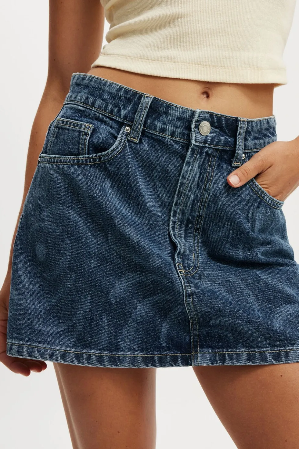 Original Denim Mini Skirt