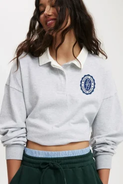 Oversized Long Sleeve Polo