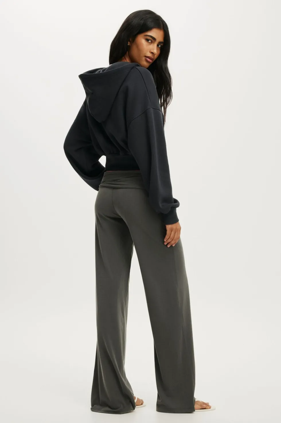 Oversized Zip Through Hoodie