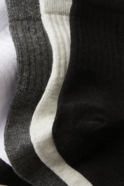 5Pk Quarter Crew Sock