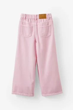 Pleat Front Relaxed Denim Jean