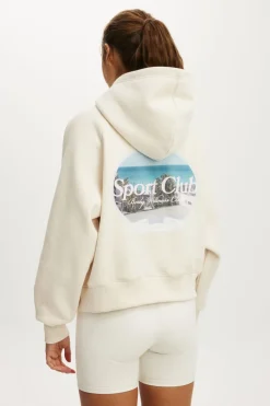 Plush Premium Graphic Raglan Hoodie