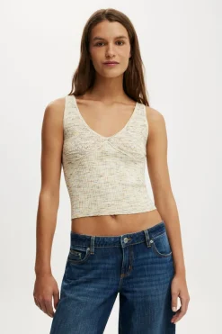 Pointelle Knit Tank